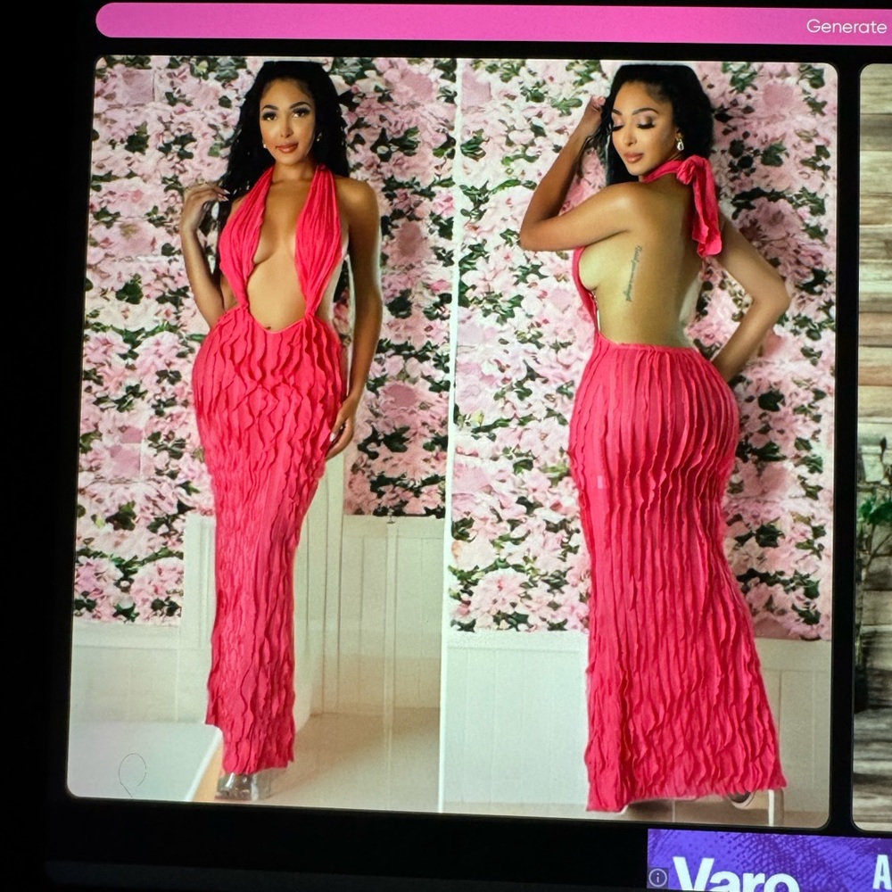 Pink Maxi Dress